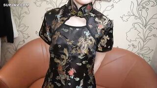 FC2PPV 4632784 ハーフ美女にチャイナドレスでイキまくり大量中出しセックス jav