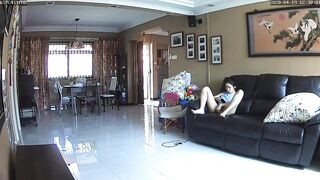 Sg xmm masturbate in living room ipcam asian leak