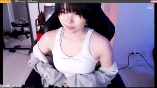 웃는게 이쁜 일본 숏컷 캠방 jav