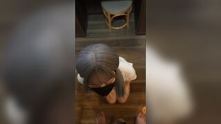 귀여운 파란머리녀 영상 몇개 jav (4)