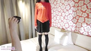 FC2PPV 1551839 美脚さんでFate凛ちゃん！スポンサーのおぢさんにエッチなご奉仕♪膝立ちえっちベロチュー中出し編【個人撮影】 jav