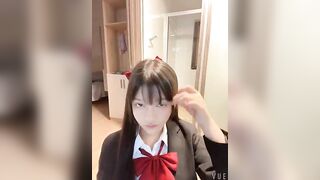 깜찍한년 세라복 코스프레 딜도 자위 china