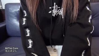 FC2PPV 1559114 【顔出し】愛嬌たっぷりめちゃカワ美乳のJDちゃん。挿入部分丸見え状態で圧倒的美乳をゆらしながらの生中SEX jav