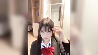 깜찍한년 세라복 코스프레 딜도 자위