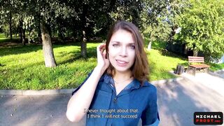 돈 주고 섭외한 길거리 미녀 첫 캐스팅 섹스