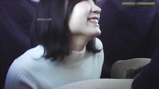 営業ウーマンの車内フェラ jav