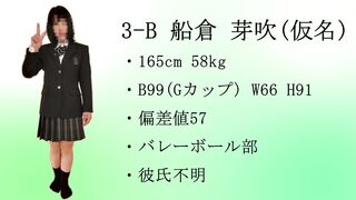 【再販】3-B　船倉 芽吹（仮名）　～無反応我慢チャレンジ～ jav jvip (3)