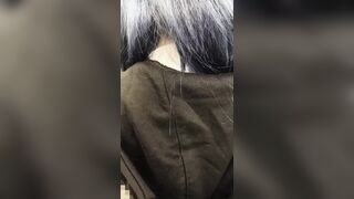 【窃触地下アイドル】いつもクールな青担当。地下鉄ステージソロライブ jav jvip