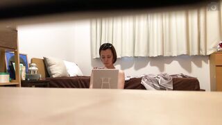 【家庭内睡●】朝5時頃、ショートカット姉の自部屋で jav jvip 2