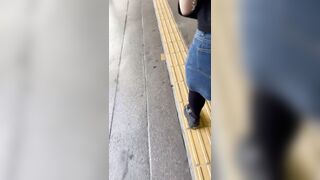 JD盗撮日記50　初登場！！地雷系の激カワミニスカデニムJDを電車内で盗撮【※完全主観35分超撮影】 jav jvip ipcam