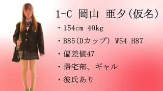 【再販】1-C　岡山 亜夕（仮名）　～無反応我慢チャレンジ～ jav jvip (1)