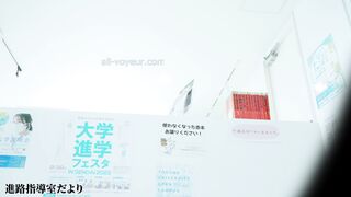 [4K]某高校進路指導室隠し撮り　ポニテの可愛い生徒の3日分 jav jvip