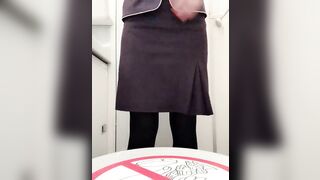 【巨匠がまとめた】航空大学校客室乗務員志望生のトイレ盗撮❤️客室乗務員のおまんこ超鮮明写真＋各航空会社客室乗務員の隠し撮り写真 jav jvip (50)