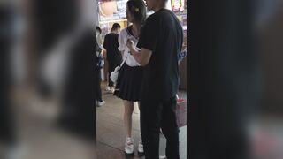 (BC-AA-460)女仆装美女逛商场..专心挑选弯腰被抄底白内[某房原版] ipcam 3