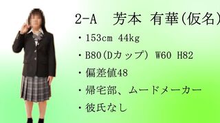 【再販】2-E　芳本 有華（仮名）　～無反応我慢チャレンジ～ jav jvip (3)