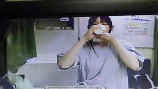 レントゲン車　検診　バリウム検査 ポロリハプニング　vol.24-新米OLのおっぱいとパンツが丸見え盗撮映像 ipcam