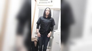 【素人】真面目そうなあのコもガニ股ピースをきめちゃうとってもえっちぃ変態さんでした。【無】 jav jvip  (10)