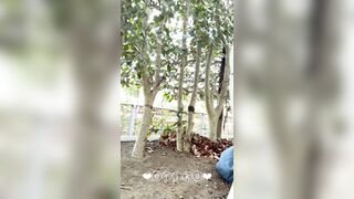 【19歳Gカップえりかの自撮り】☆彡公園のトイレの建物の後ろで全裸オナニー！全裸でオナニーしてたら最後の方におと○さんとこ○も二人が来ち jav jvip