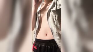 【素人】ちっぱいちゃんの配信記録。野外脱ぎやトイレオナなど、トータルで２０日分のえっちぃ姿が見れました。【無】 jav jvip 6 (8)