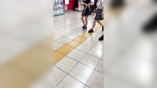 JD盗撮日記48　最強の三姉妹が再び登場！！今回も電車内でやりたい放題w激カワ美脚JD達を電車内で盗撮【※完全主観30分超撮影】 ipcam