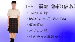 【再販】1-F　福盛 悠紀（仮名）　～無反応我慢チャレンジ～ jav jvip (1)