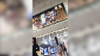 [乗車記録136]顎にホクロがあるセクシーなミニスカ女。パイパンぐちょマン付近に暴発発射 jav jvip