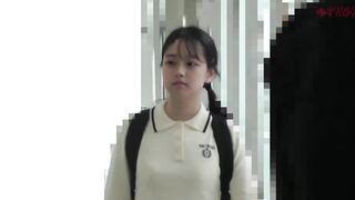 《韓流美少女》【電車チカン】★イタイケ過ぎる留学生が初めての絶叫チカン★W大を目指して来日中にまさかの中出し恥辱 jav jvip