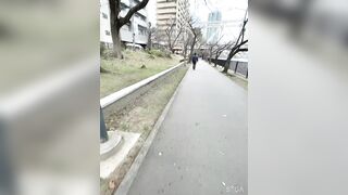 【動画4本約20分】色々な所で露出するド変態巨乳のお姉さん jav jvip (1)