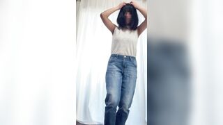 素人パンチラ in 個人撮影会 vol.112 ギリギリ！超絶くいこみＴかのん「ダメなとこまで触ってます♡」【高画質ZIP版＆おまけあり】 jav jvip