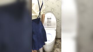 デパートのトイレでこっそりオナニーしちゃうJK178　ボーイッシュなJ〇が指入れぐちゅぐちゅ絶頂 jav jvip