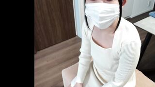 無料マッサージで腰が反ってしまうほどの激しい絶頂をしてしまうにこにこ敏感JD jav jvip