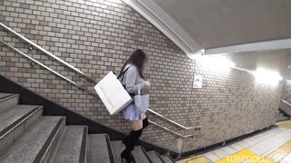 【着衣：フレアミニスカート＆ニーハイ】爆乳＆爆尻の清楚系痴女！そのギャップに惑わされない社員はいません♪ jav jvip