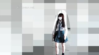 黒ぱんにもシミを付けてるスレンダーJKの魅惑の股間 jav jvip