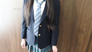 坂系前髪小柄スレンダー青チェ少女捕獲後の口淫で大量発射 jav jvip