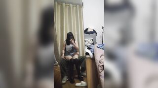 彼氏の秘密が流出⏩大学の対照的な雌犬のプライベートセックスが流出[一部の部屋のオリジナル] jav jvip (4)