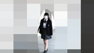 可愛いツインテールJKをエレベーター盗撮でパンツを覗く jav jvip