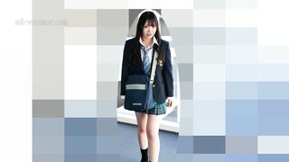 ノーパン登校JK3名にエレベーター盗撮！一名がアナル開閉 jav jvip