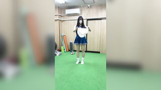 チアガールで水色ぱんつ＆フリルアンスコパンチラエクアサイズo jav jvip