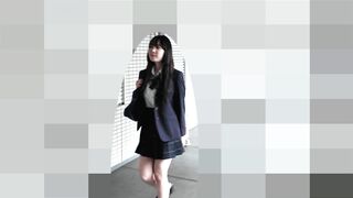 目がぱっちり可愛いG乳JKのまん毛食い込みハミまんパンチラ。エレベーター盗撮 jav jvip