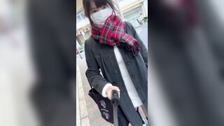 バレて終了（泣♡超ミニスカワンピで露出チャレンジ jav jvip
