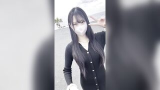 海岸で見せつけぱんちら撮ってきた♡ jav jvip