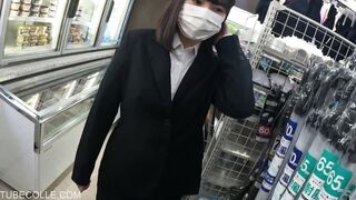 【コンビニ交渉※※】俺、リクスー女子大好きだからオッパイ無断で揉みしだいちゃいました jav jvip