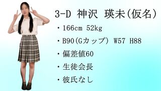 【再販】3-D　神沢 瑛未（仮名）　～無反応我慢チャレンジ～ jav jvip (1)
