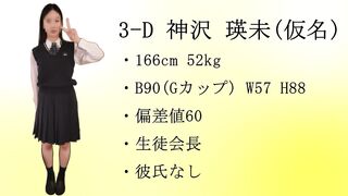 【再販】3-D　神沢 瑛未（仮名）　～無反応我慢チャレンジ～ jav jvip (2)