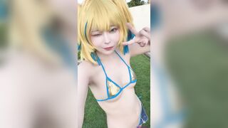 【zipダウンロード】ファンに語りかけながら過激オナニーするコスプレアイドル jav jvip 1 (1)