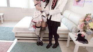 FC2PPV 4778950 【UGYS 77】夜〇れ〇&葉〇瀬〇雪コスで3P中出しSEX [有] jav 1