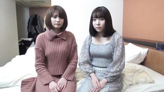 【無修正】３P解禁！！友達同士で３Pしちゃいました。むっちり巨乳ちゃん２人組との３Pセックス　レビュー特典あり jav jvip