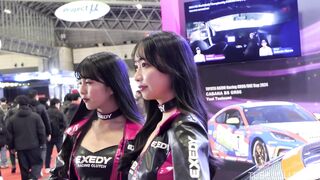 【フェチ動画】東●オート●ロン2022史上最強セクシーブースの美女コンパニオン達の共演!ミニスカタイツ越しの●●の56分! ipcam