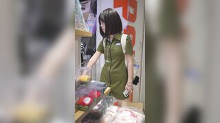 Pink underwear bends over before and after ipcam