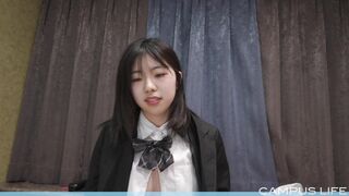 おっぱい大きめなクッキリ顔18才たおちゃん！騎乗位でゴムが外れてガチ泣き jav jvip